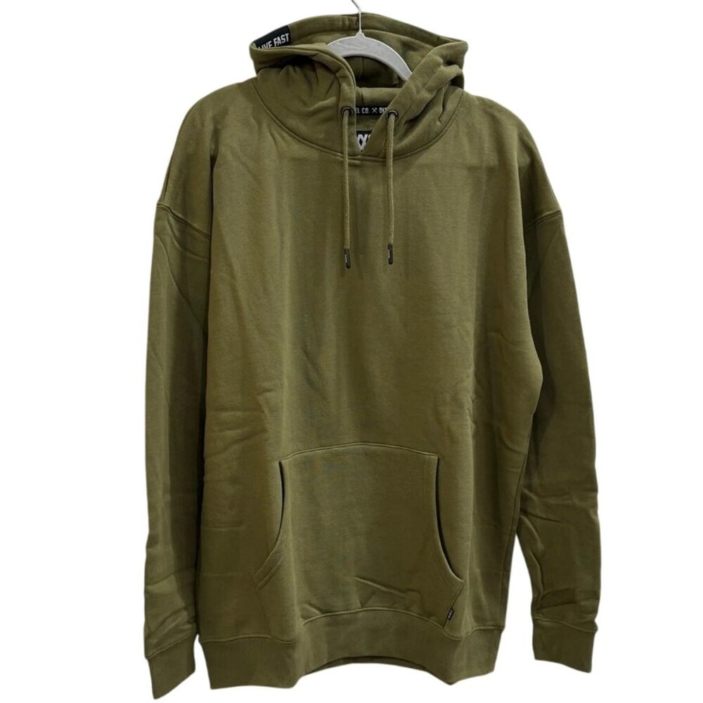Dixxon‎ Flannel Mens 3X Green Pullover Hoodie NWT
